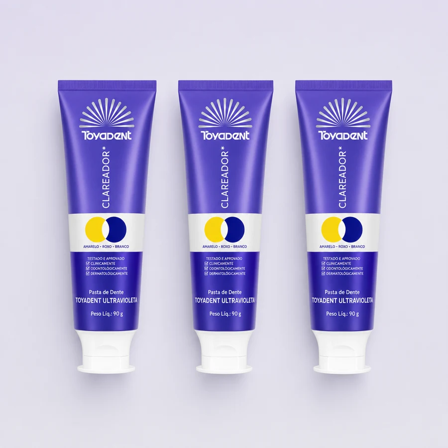 Kit 3 tubos Pasta Ultravioleta 90 g